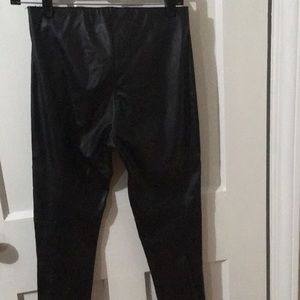 Faux leather leggings very cute
